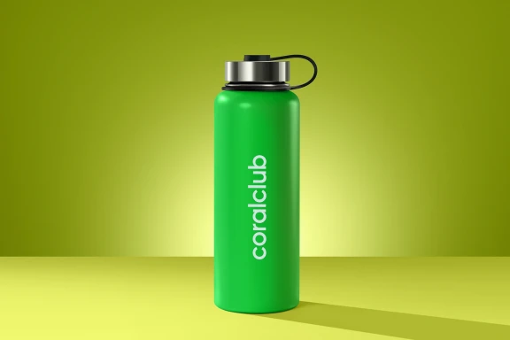 Coral Club Thermal Bottle, green